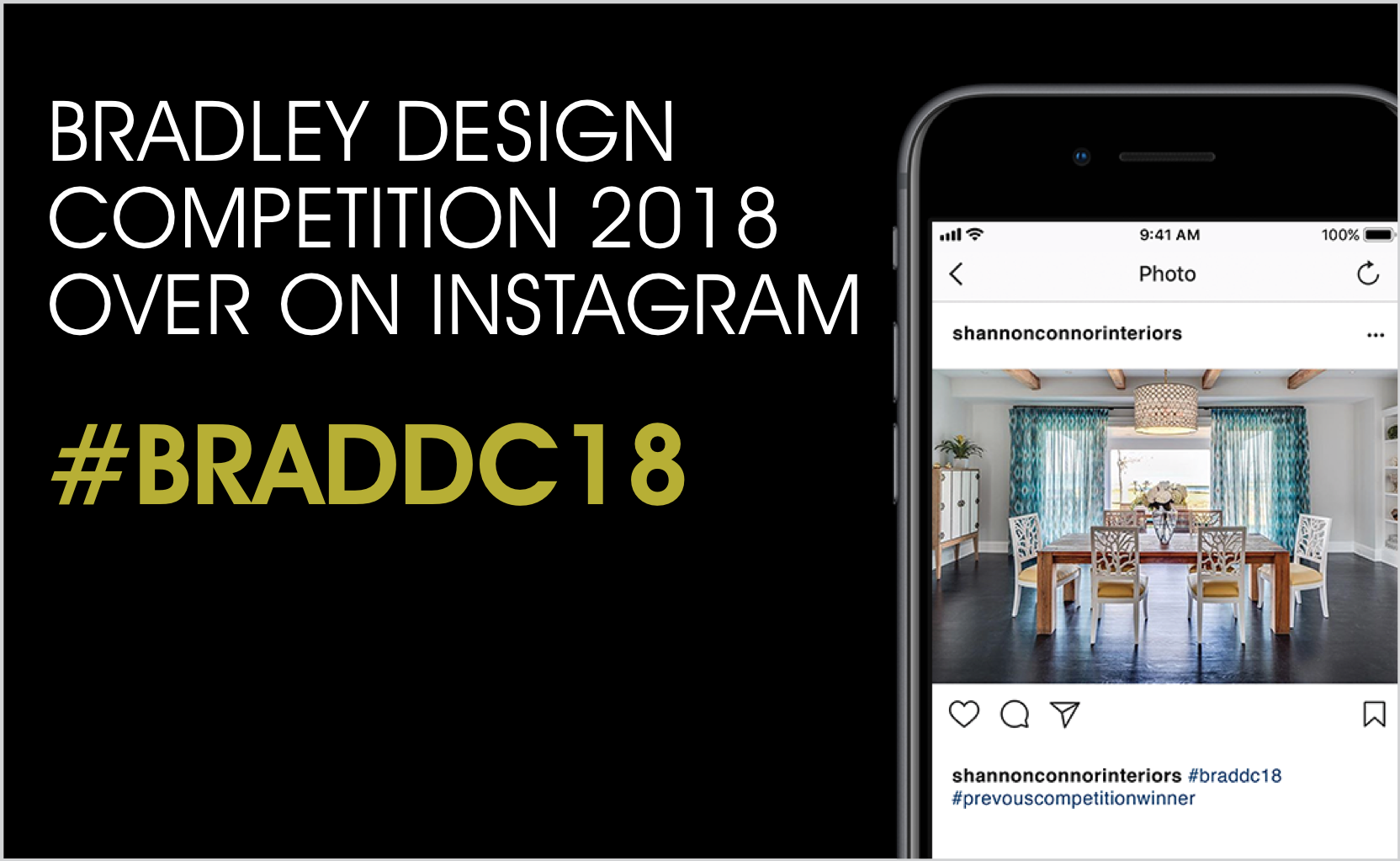 Bradley Design Competition 2018 over on Instagram The Bradley