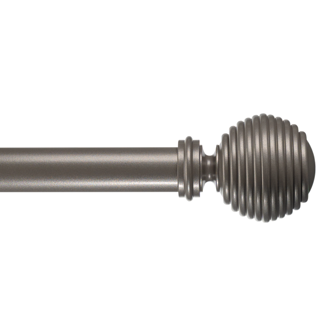 RIBBED GLOBE FINIAL
